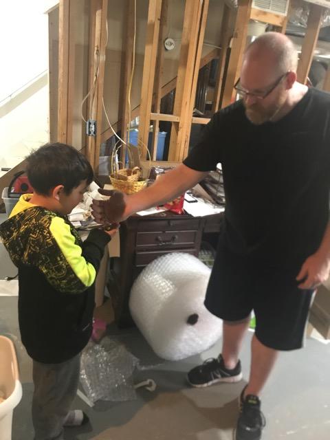 margarita eberline's family helps her with work