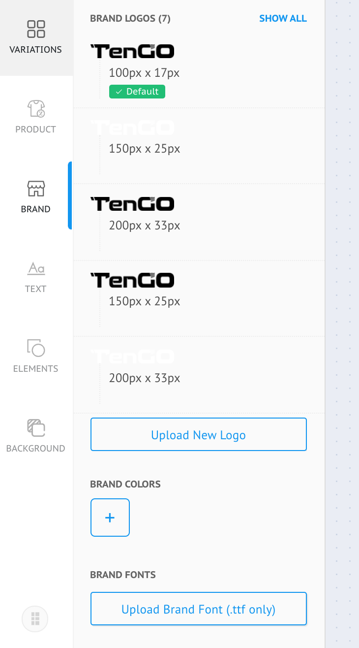 Socioh's Designer: Upload your Brand Assets