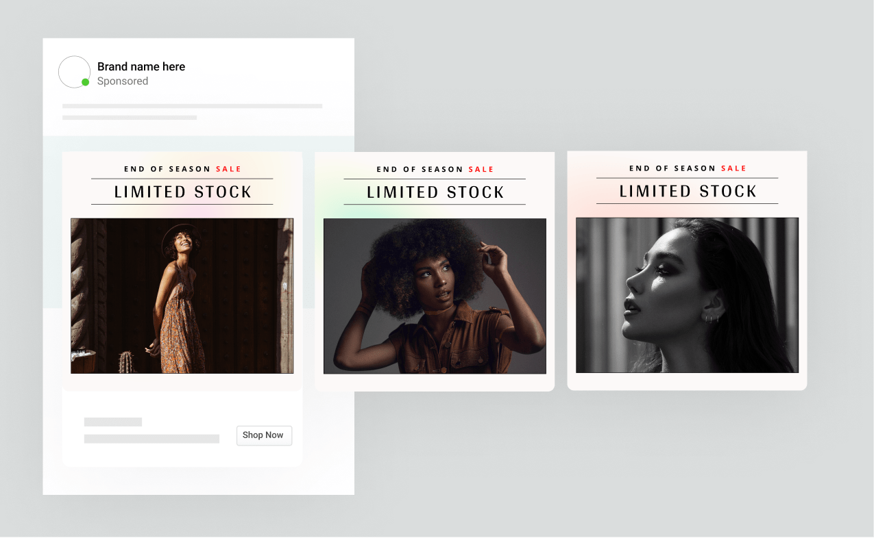 A Branded Catalog with “Limited Stock” messaging to encourage your shoppers to complete their purchase