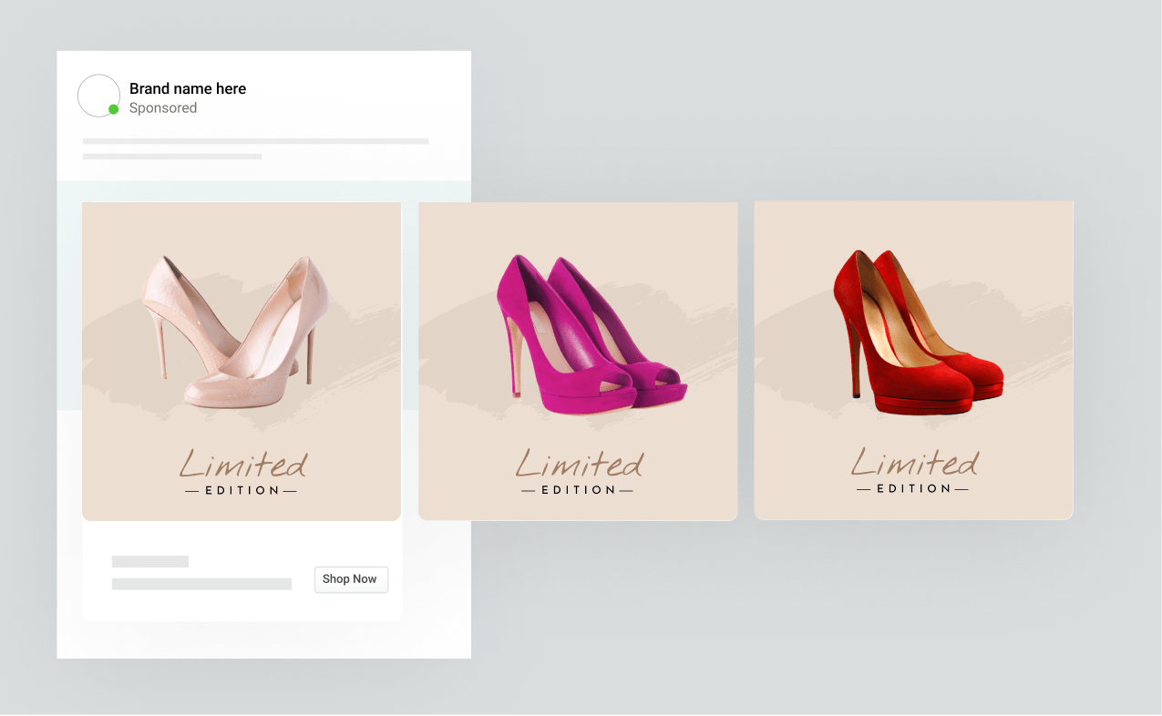 A Branded Catalog with 'Limited Edition' Shoes to stress exclusivityr