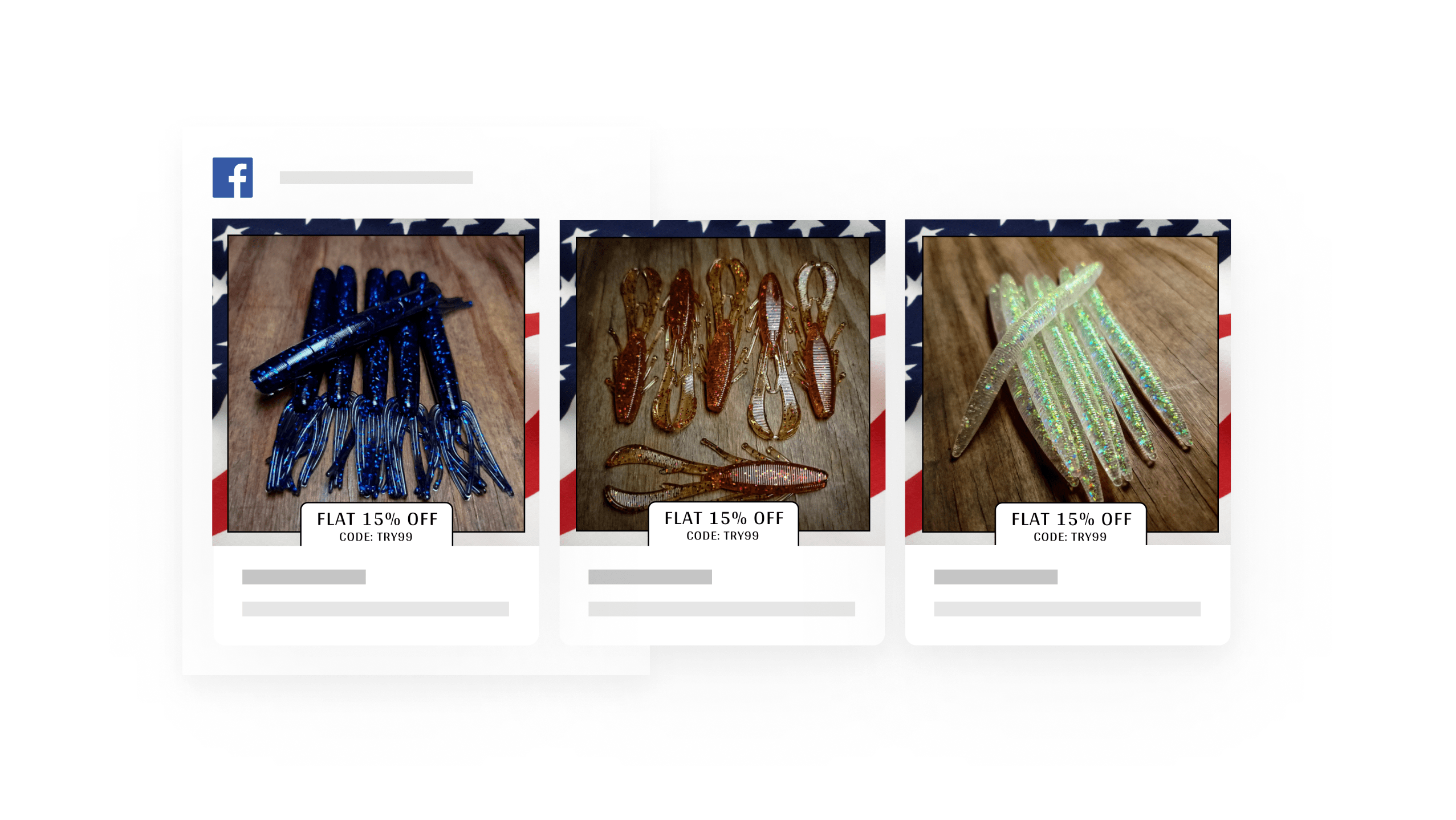 A Branded Catalog template made by Socioh's user displaying a 15% discount coupon code