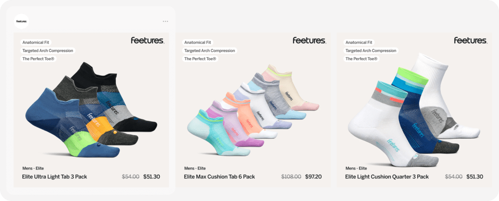 DPA ad created for Feetures by Socioh