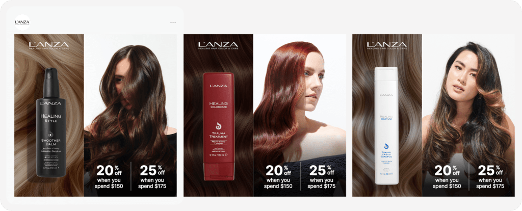 DPA ad created for L'ANZA by Socioh