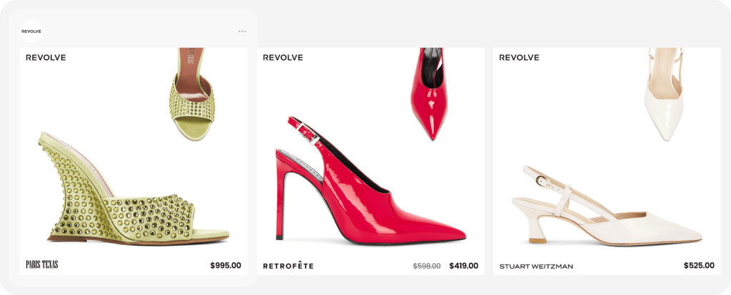 DPA ad created for Revolve by Socioh