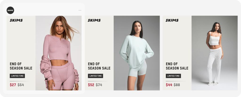 DPA ad created for Skims by Socioh