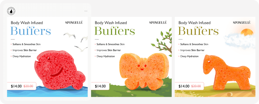 DPA ad created for Spongellé by Socioh