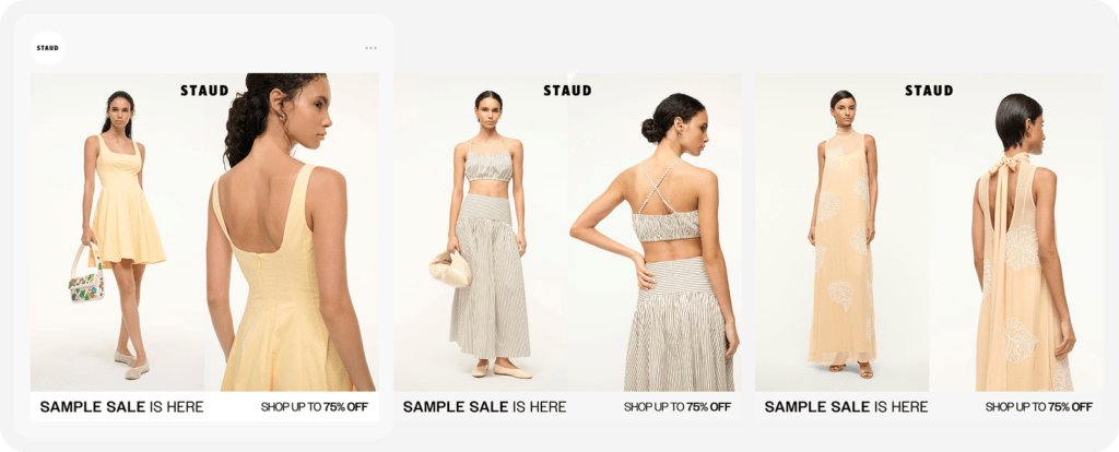 DPA ad created for Staud by Socioh