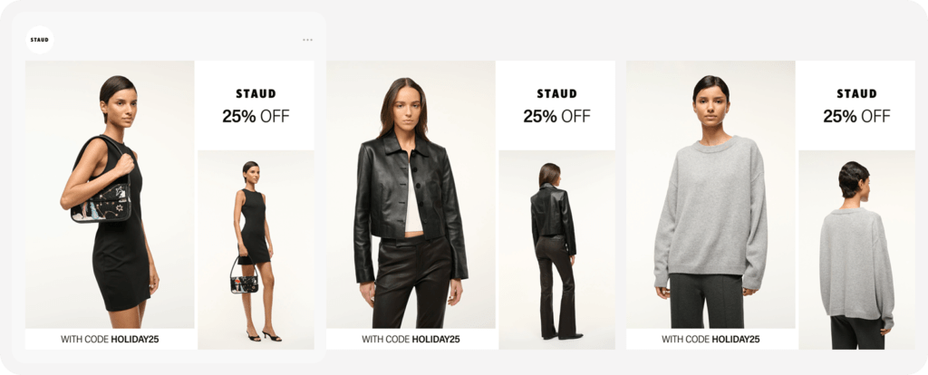 DPA ad created for Staud by Socioh